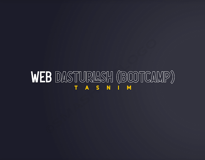 Web dasturlash (Full stack) bootcamp 