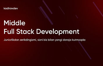 Middle Full Stack Web Development