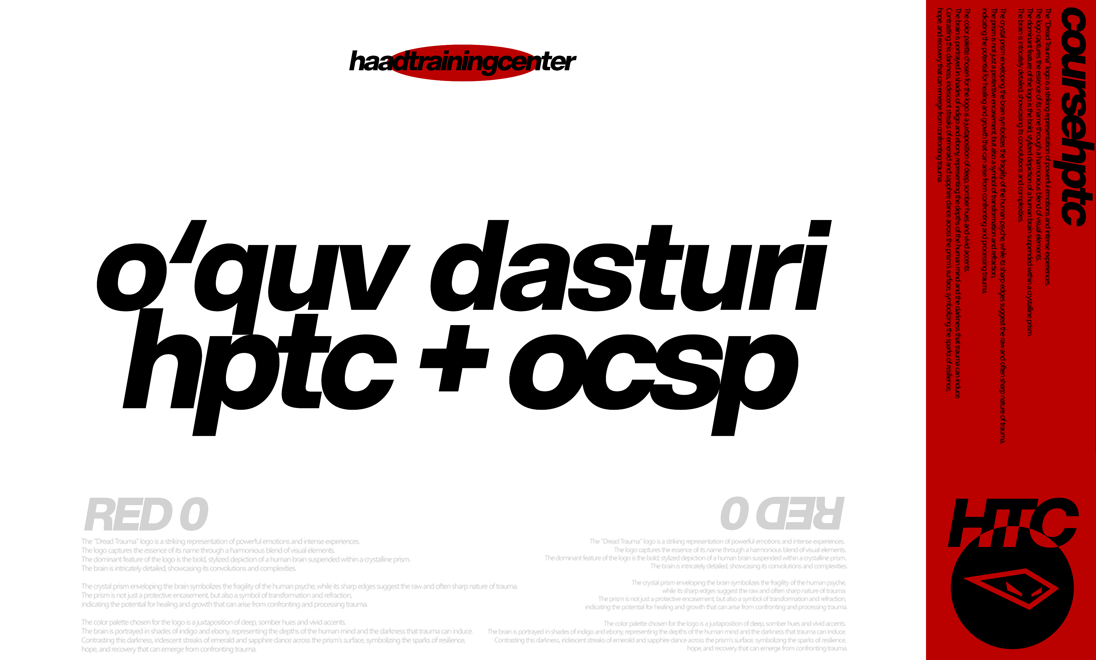HPTC+OCSP o'quv dasturi (Red-0)