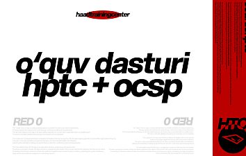 HPTC+OCSP o'quv dasturi (Red-0)