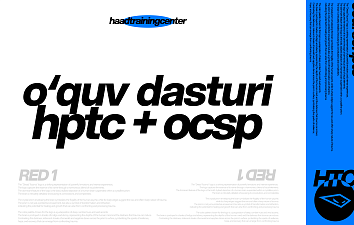 HPTC+OCSP o'quv dasturi (Red-1)